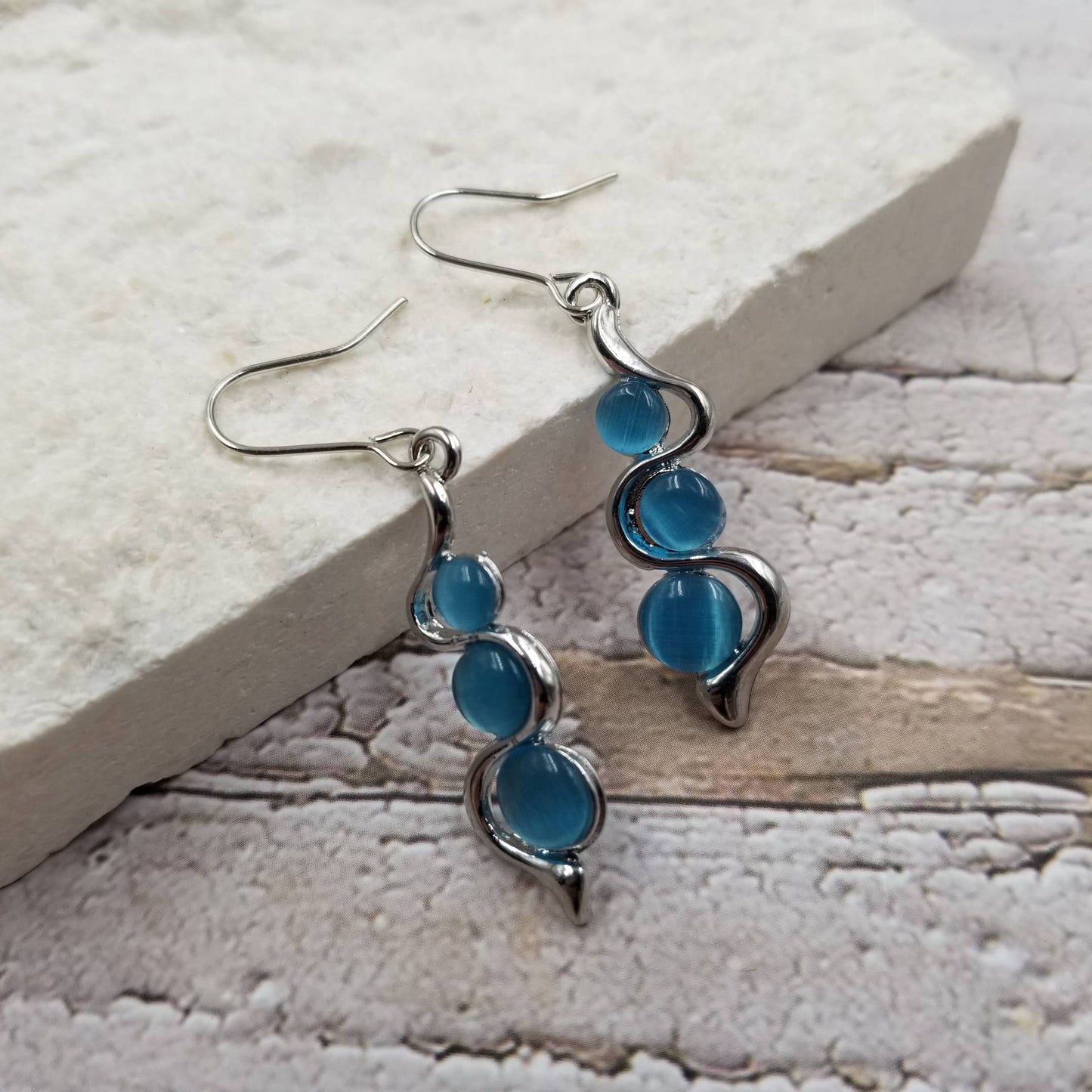 Wave Earrings – Flow in Faith