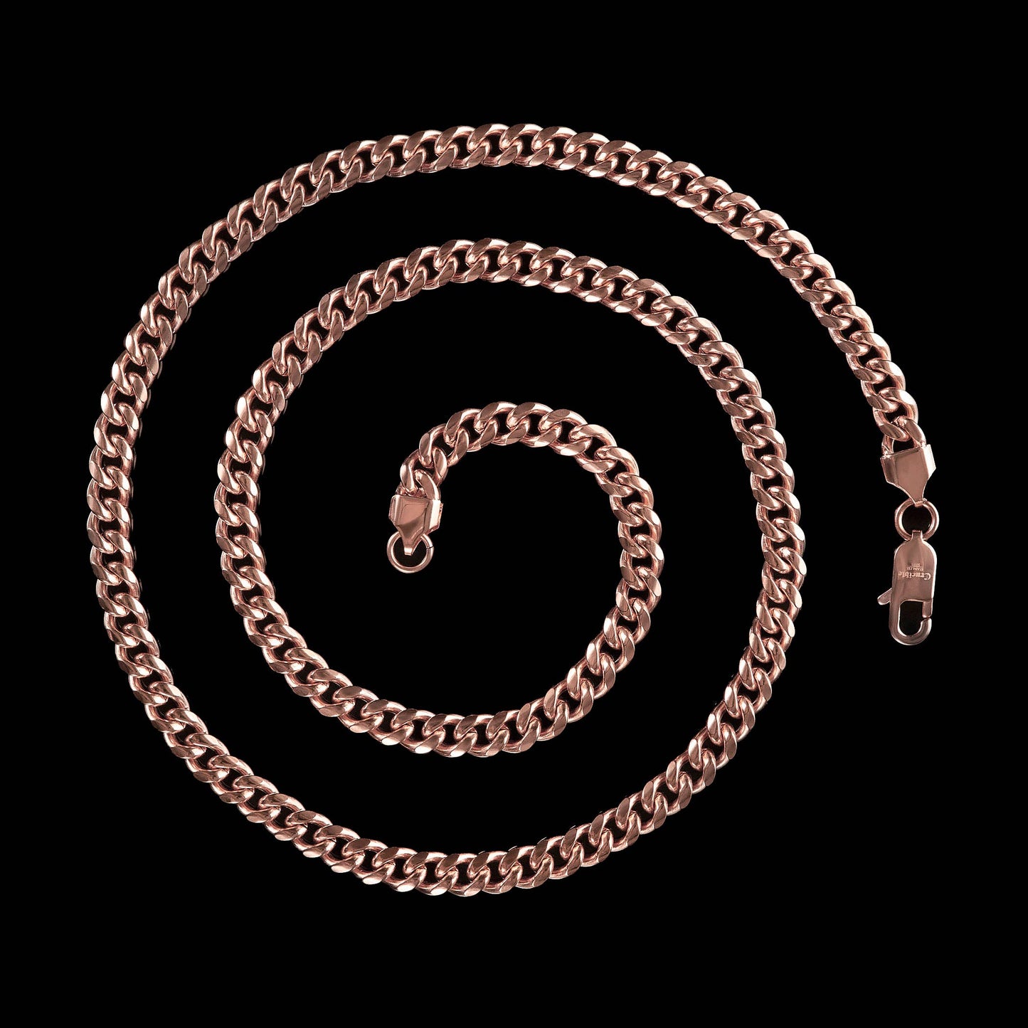 Men's Crucible Rounded Curb Chain Steel Necklace (26")