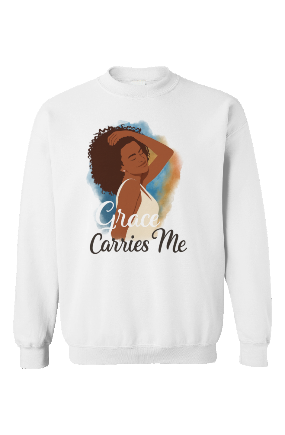 Grace Carries Me – Crewneck Sweatshirt Flow Editio