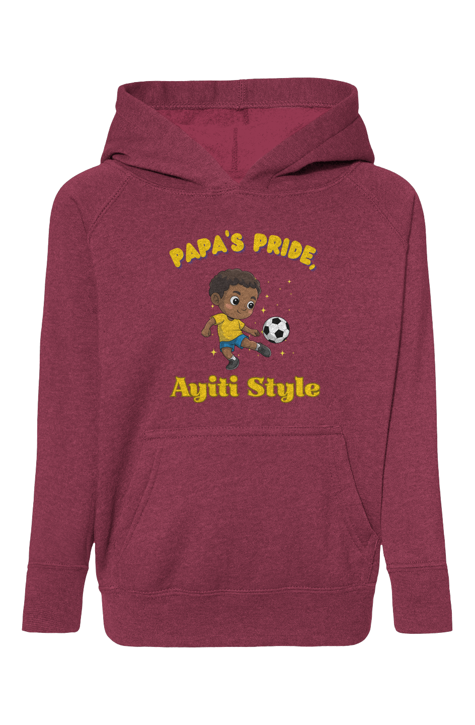 Blend Raglan Hooded Sweatshirt
