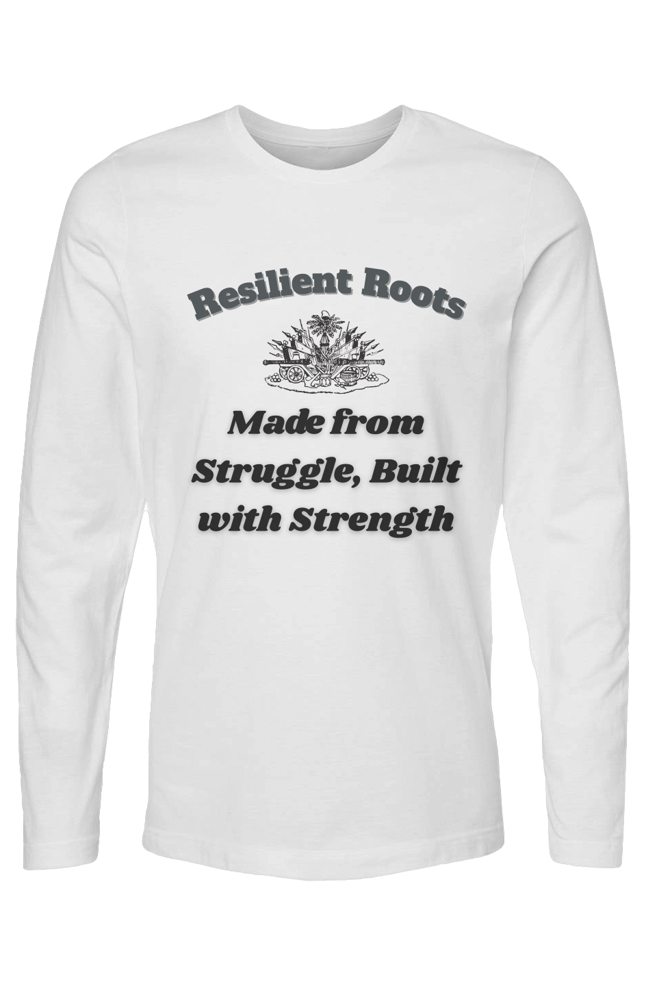 Everyday Strength – Cotton Long Sleeve Crew (White