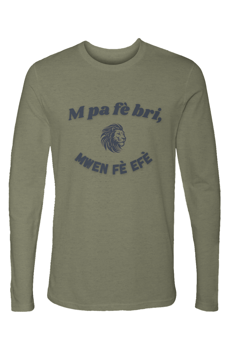 Everyday Strength – Cotton Long Sleeve Crew (Milit