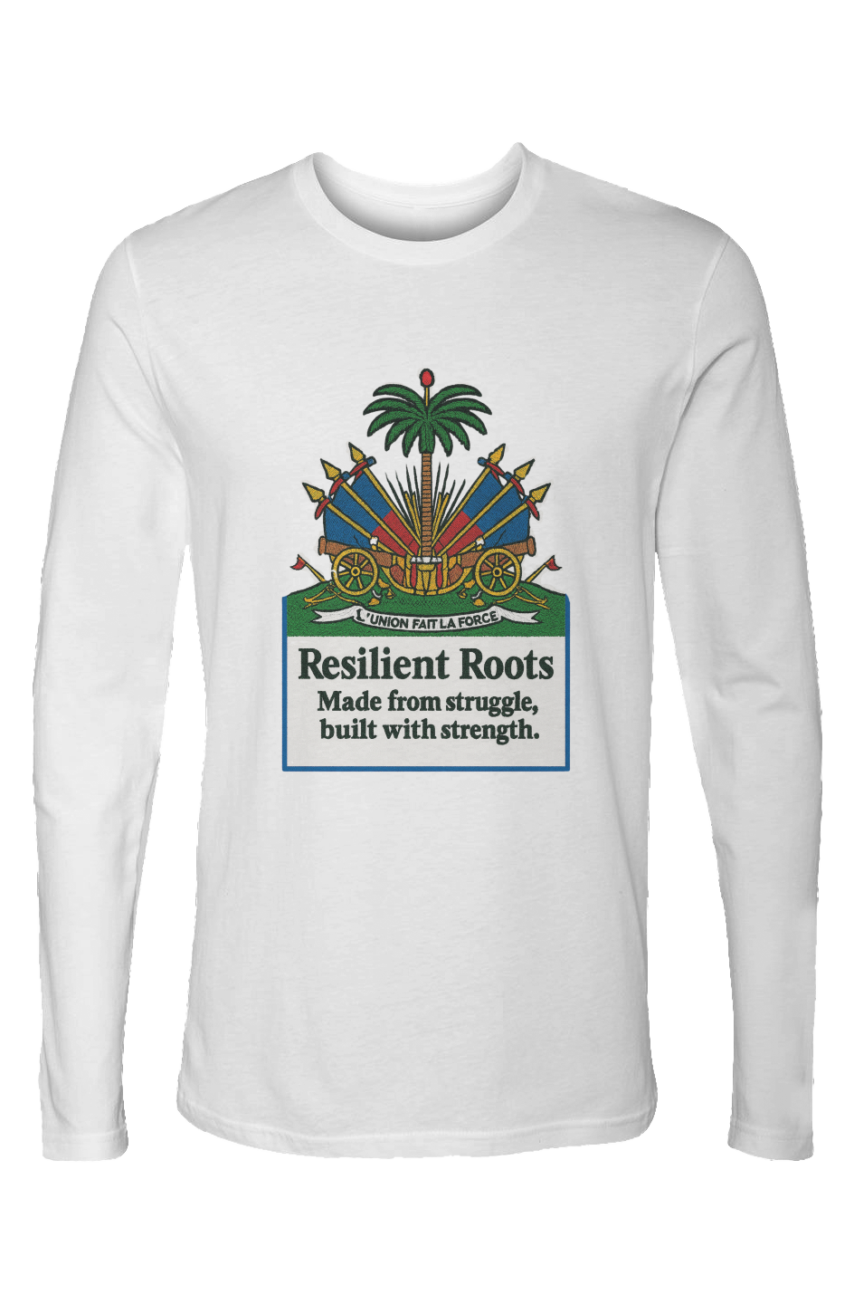 Everyday Strength – Cotton Long Sleeve Crew (White