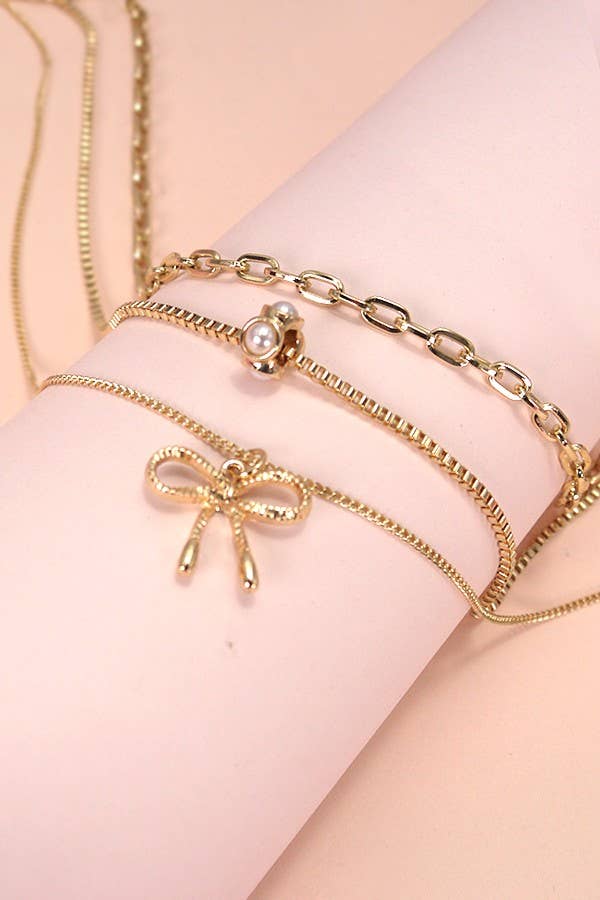 Charme de l'arc - Women Multi Layer Necklace