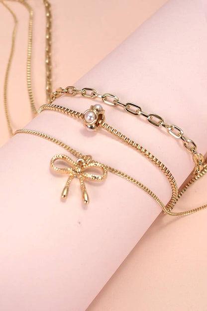 Charme de l'arc - Women Multi Layer Necklace