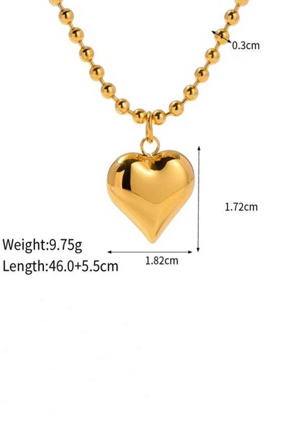 Collier cœur - Women Necklace