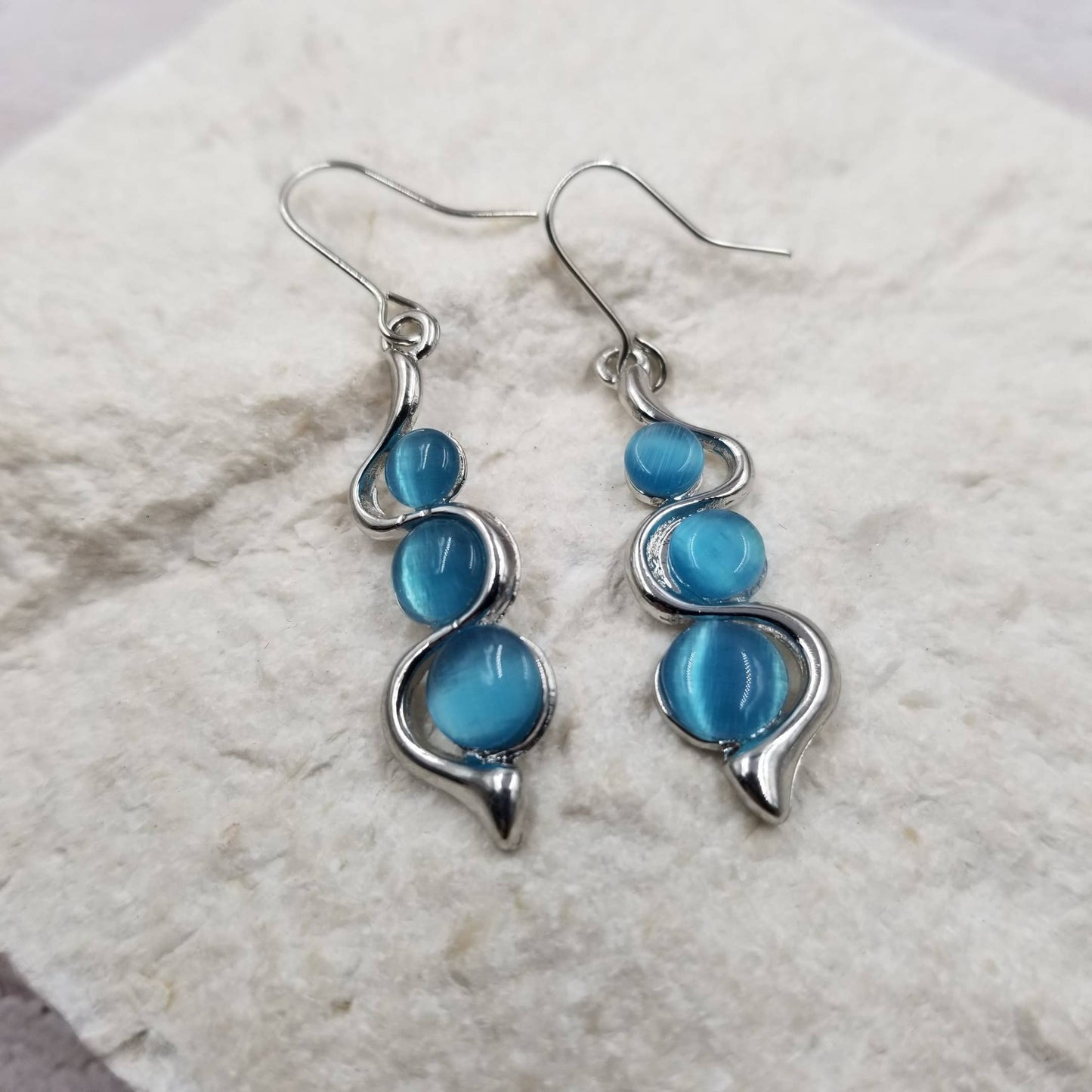 Wave Earrings – Flow in Faith