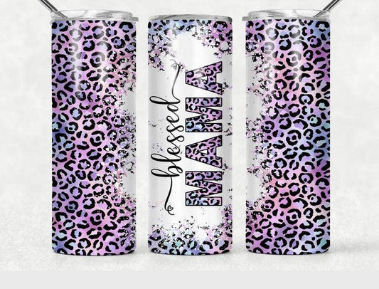 Blessed Mama Tumbler - Grace in Every Sip