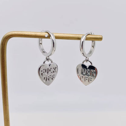 Heart Huggie Earrings – Bold in Boundaries (Gold & Silver)