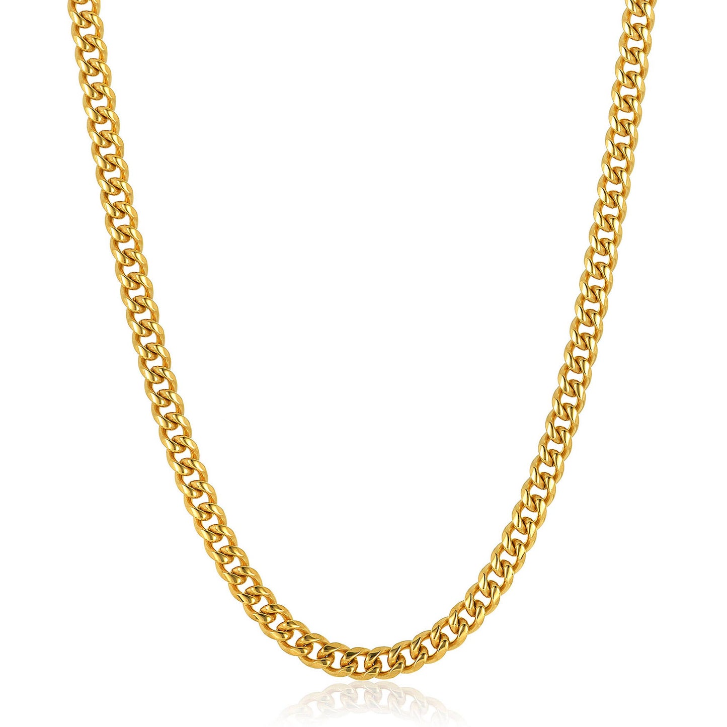 Men's Crucible Rounded Curb Chain Steel Necklace (26")