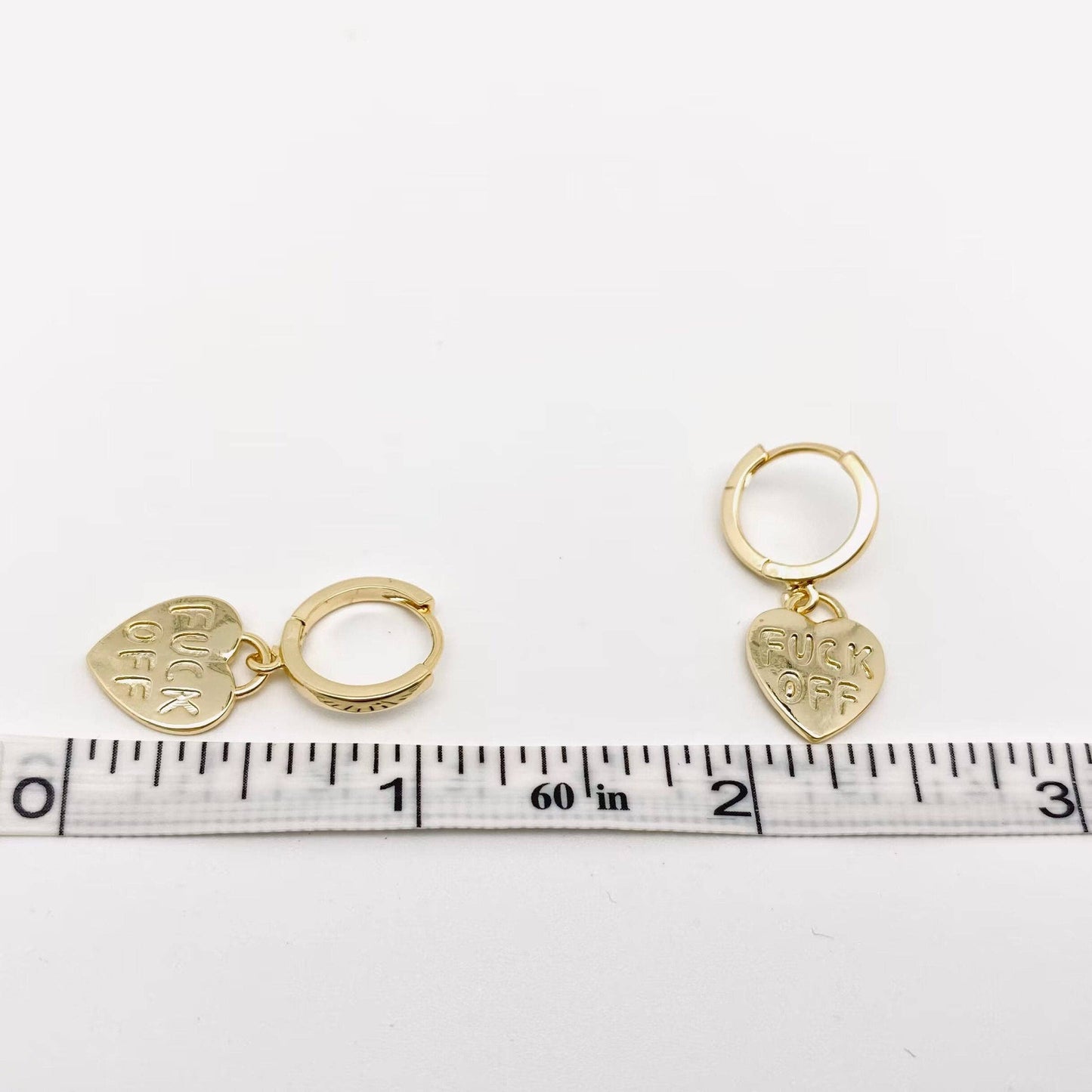 Heart Huggie Earrings – Bold in Boundaries (Gold & Silver)