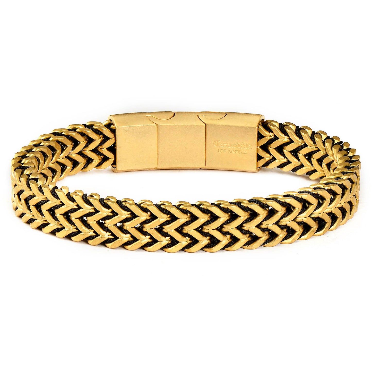Men's Crucible Matte Finish Stainless Steel Bracelet