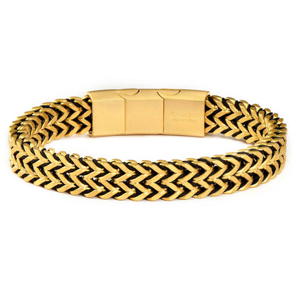 Men's Crucible Matte Finish Stainless Steel Bracelet