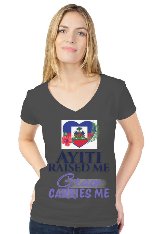 womens tultex v neck