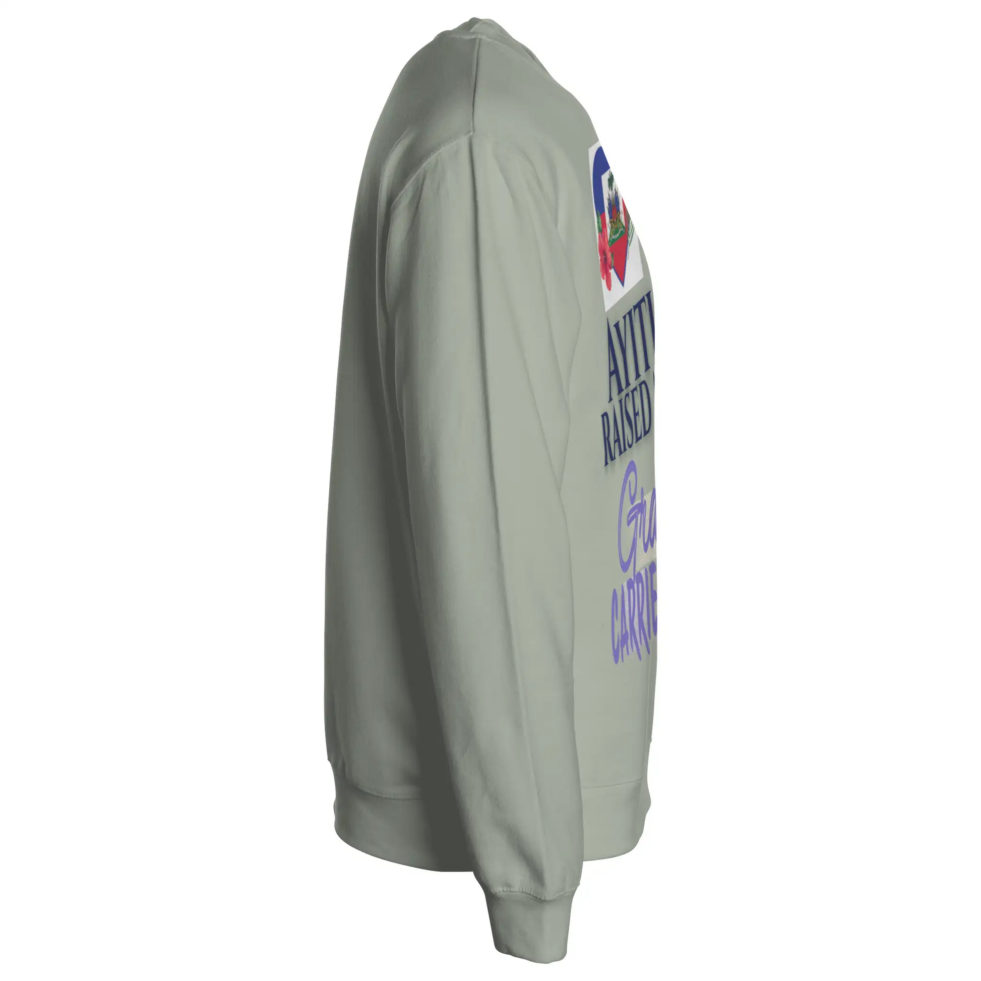 Ayiti Raised Me – Midweight Sweatshirt (Sage)