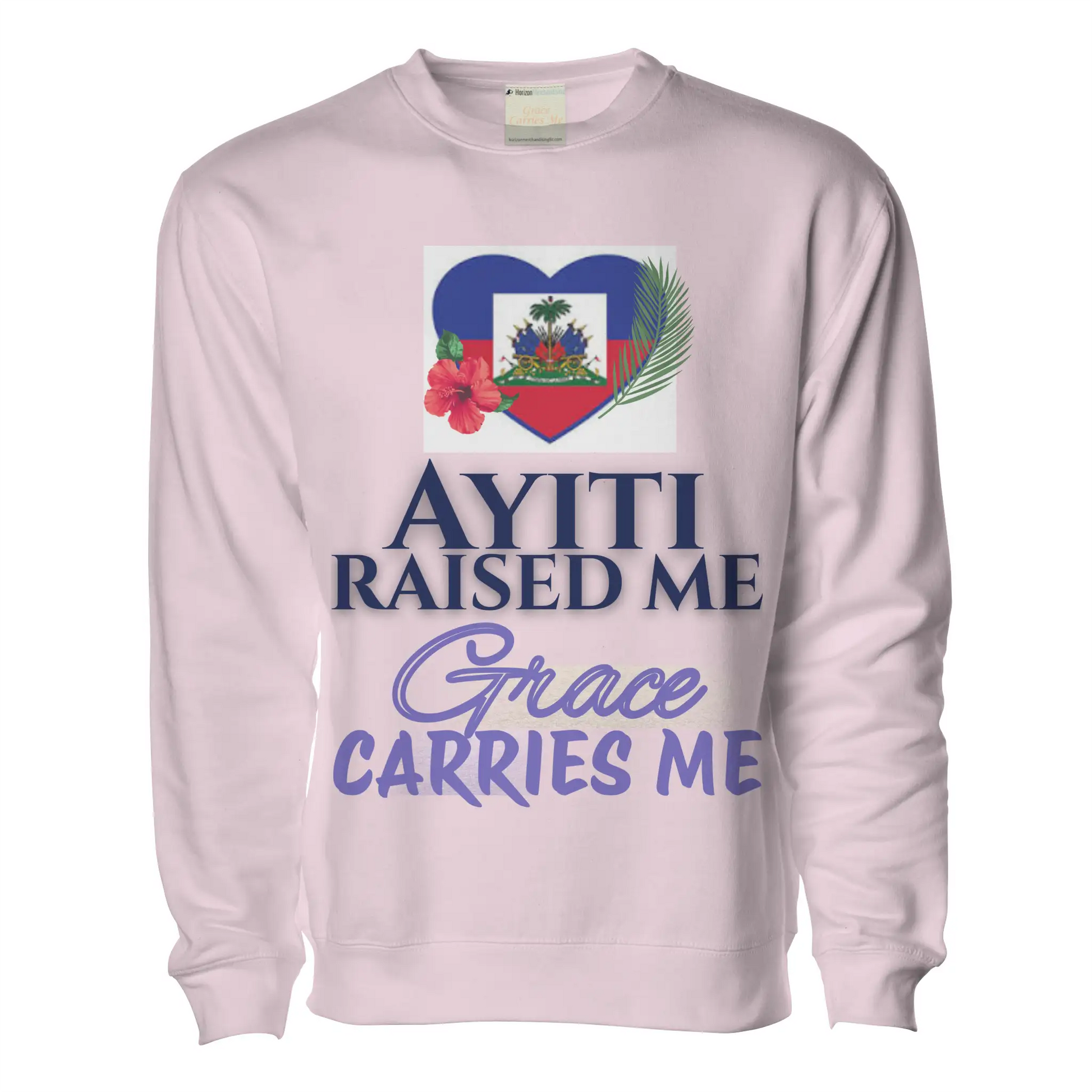 Independent Mid Weight Sweatshirt (Light-Pink)