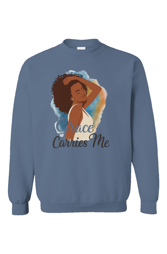 Grace Carries Me – Crewneck Sweatshirt Flow Editio