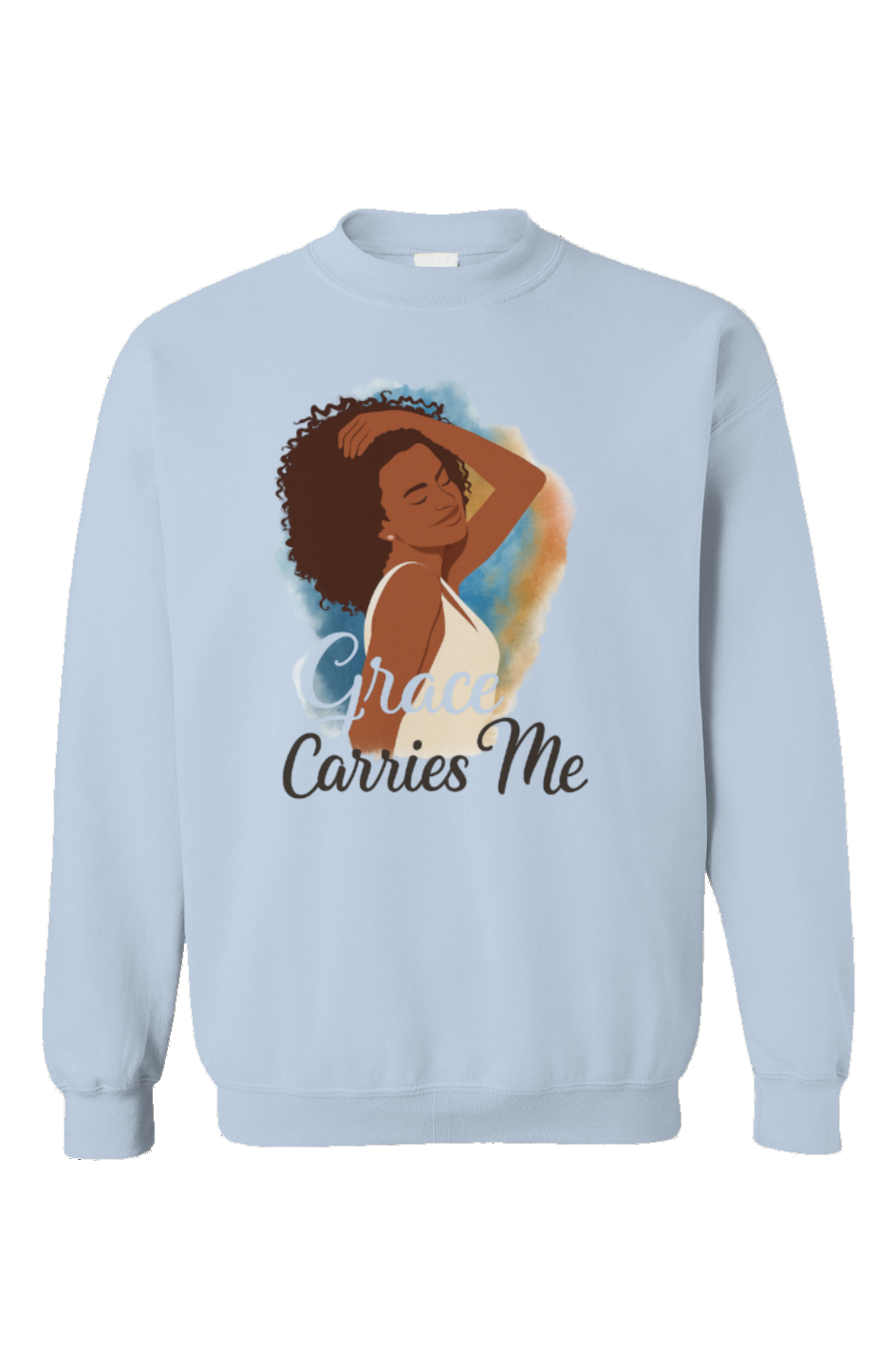 Grace Carries Me – Crewneck Sweatshirt Flow Editio