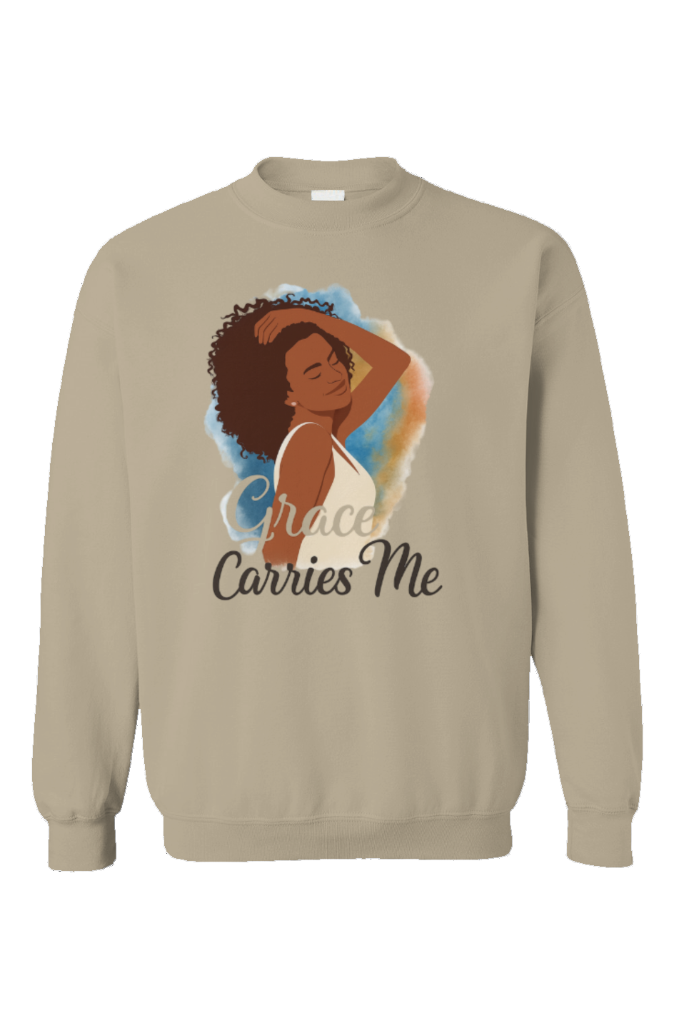 Grace Carries Me – Crewneck Sweatshirt Flow Editio