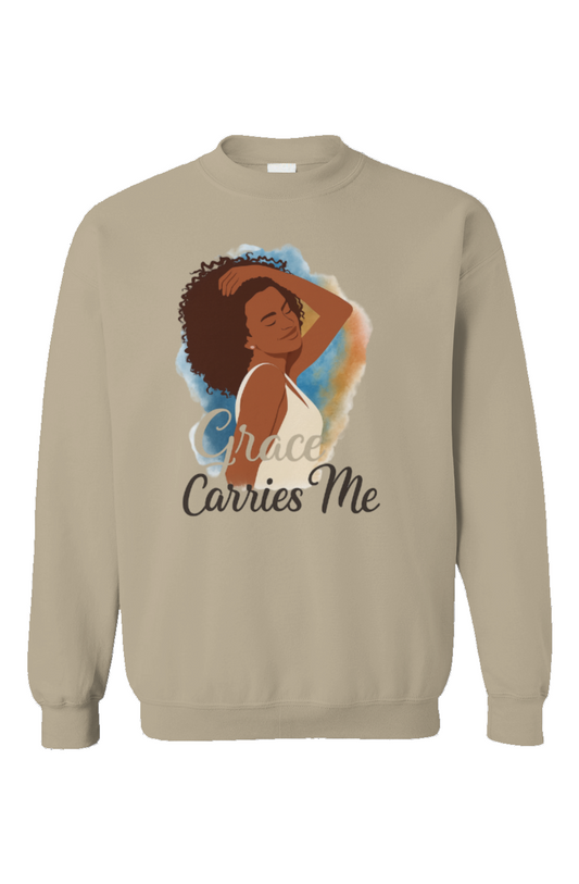 Grace Carries Me – Crewneck Sweatshirt Flow Editio