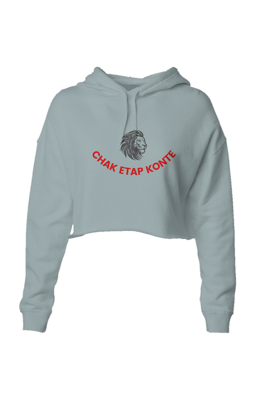 Chak Etap Konte – Lightweight Crop Hoodie (Sage)