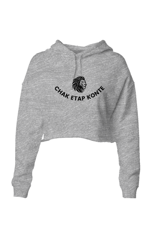 Chak Etap Konte – Lightweight Crop Hoodie (Grey He