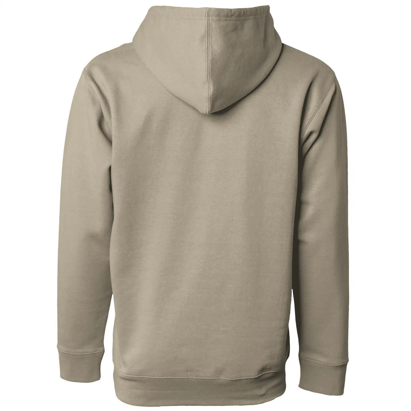 Courage Carries Me – Portrait Hoodie (Sand)