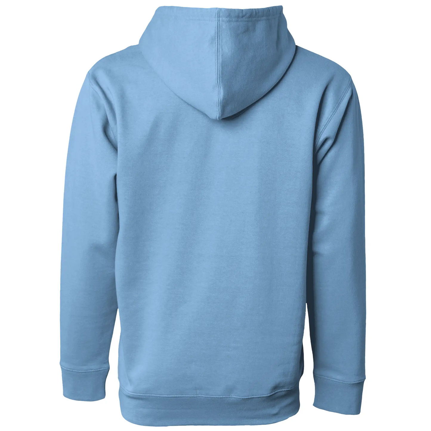 Courage Carries Me – Portrait Hoodie (Carolina Blu