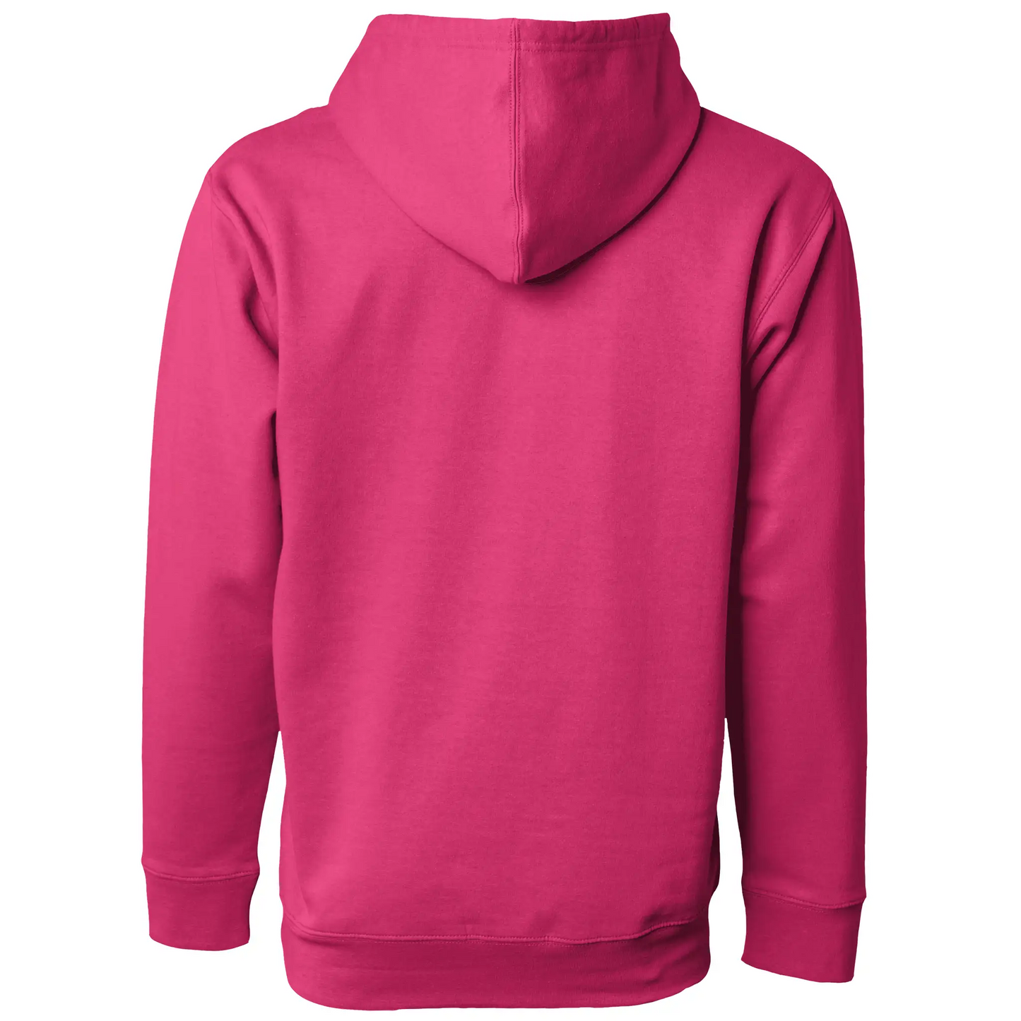 Courage Carries Me – Portrait Hoodie (Heliconia)