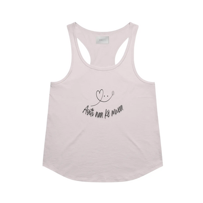 Ayiti nan ke mwen – Flowy Racerback Tank (Soft Pin