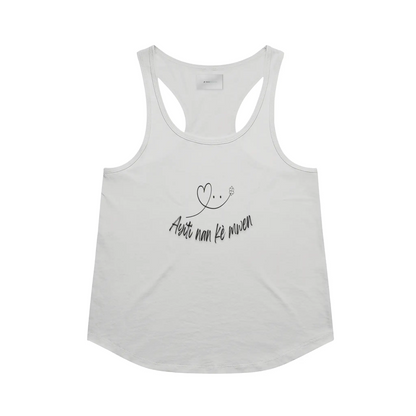 Ayiti nan ke mwen – Flowy Racerback Tank (Athletic