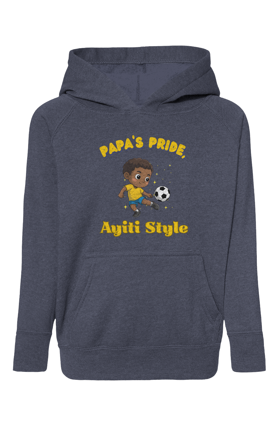 Blend Raglan Hooded Sweatshirt