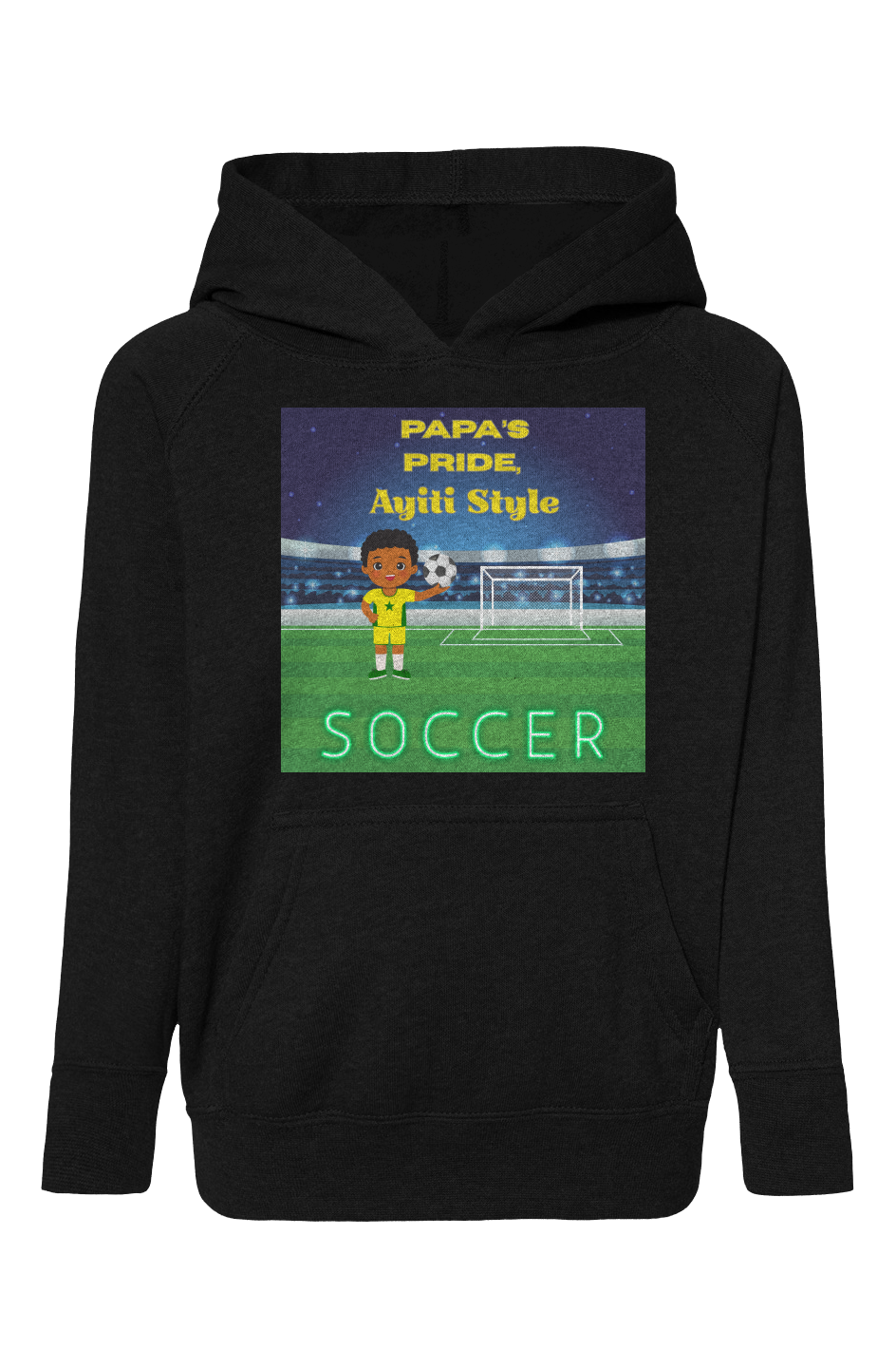Blend Raglan Hooded Sweatshirt