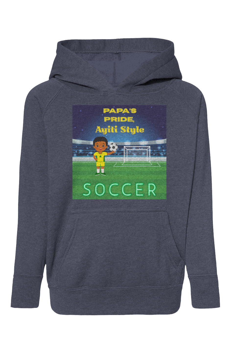 Blend Raglan Hooded Sweatshirt