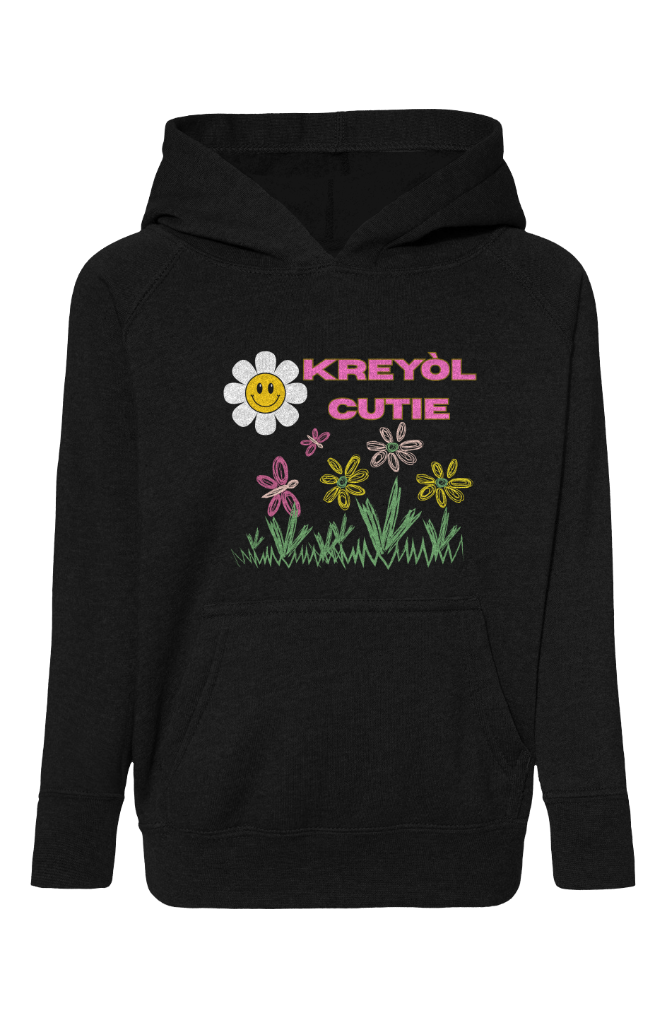 Blend Raglan Hooded Sweatshirt