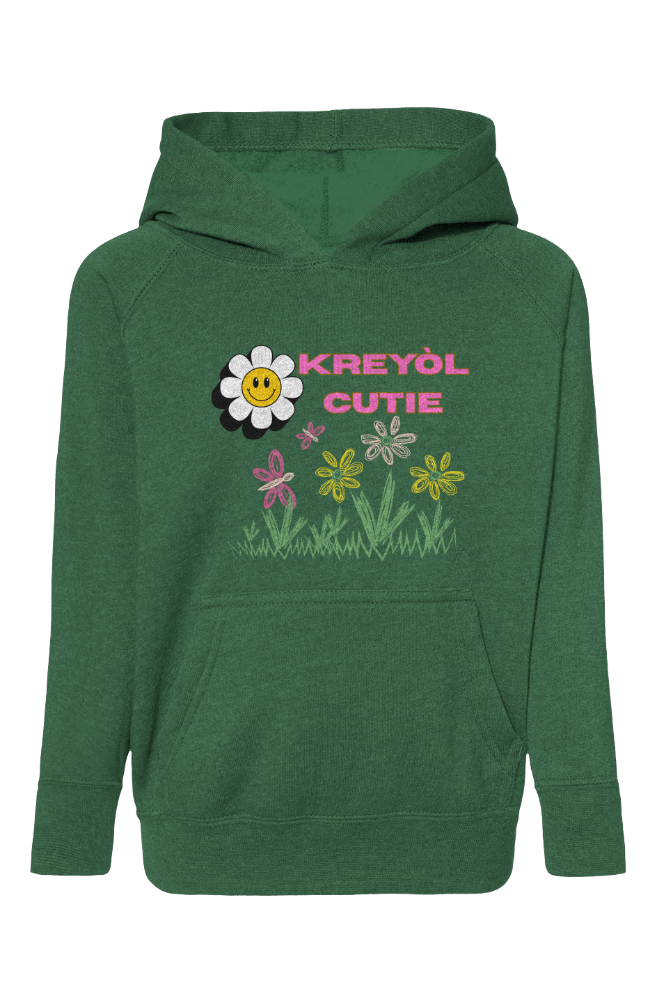 Blend Raglan Hooded Sweatshirt