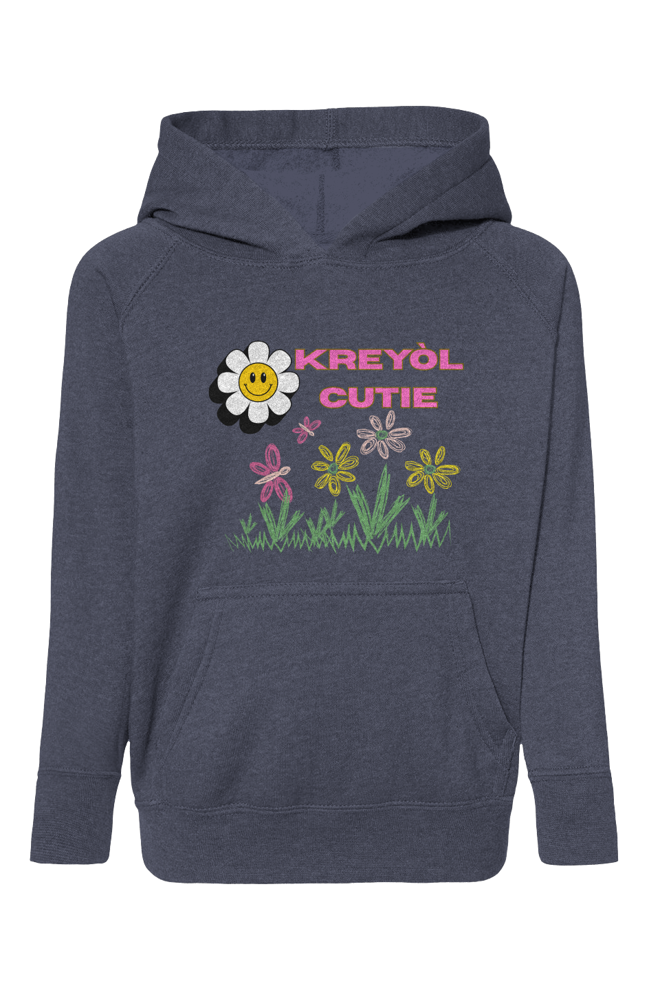 Blend Raglan Hooded Sweatshirt