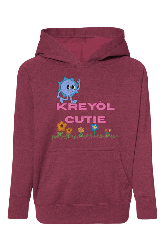 Blend Raglan Hooded Sweatshirt