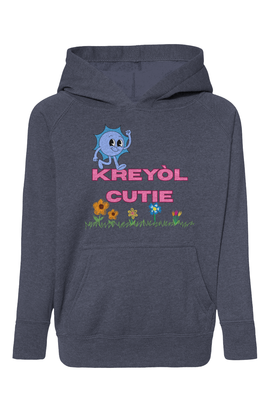 Blend Raglan Hooded Sweatshirt