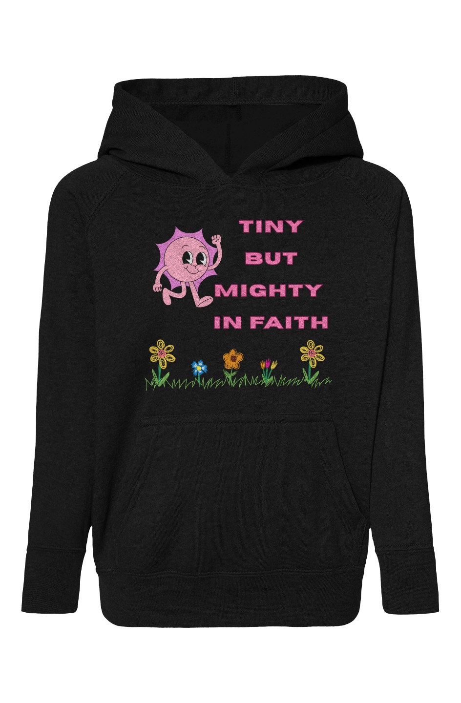 Blend Raglan Hooded Sweatshirt