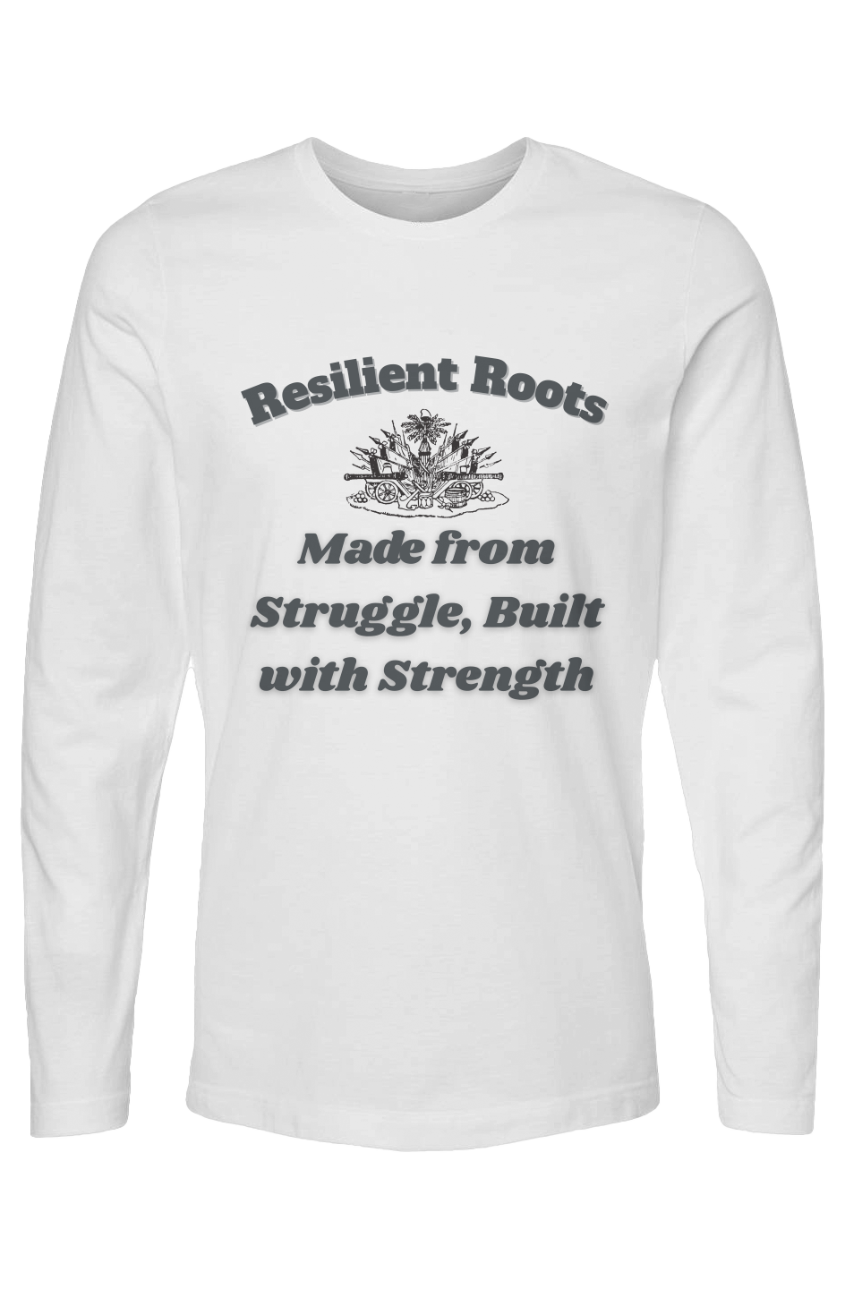 Everyday Strength – Cotton Long Sleeve Crew (White