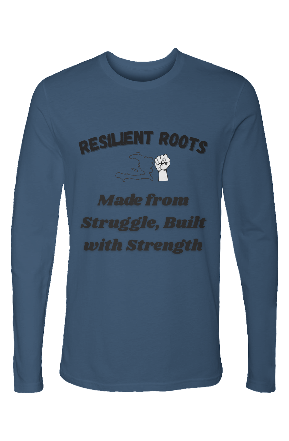 Everyday Strength – Cotton Long Sleeve Crew (Blue)