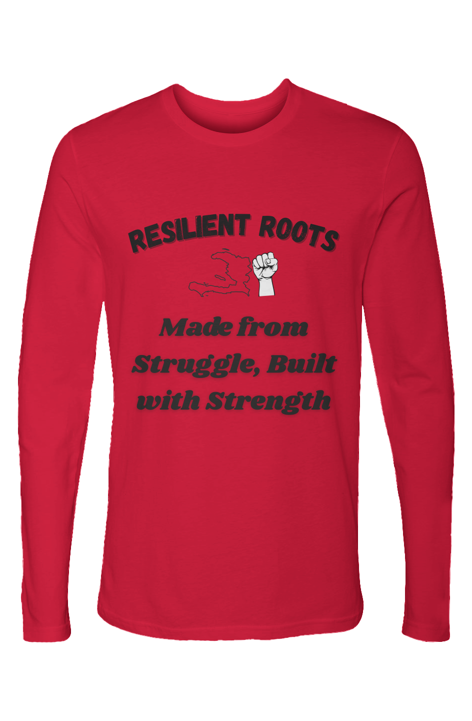 Everyday Strength – Cotton Long Sleeve Crew (Red)