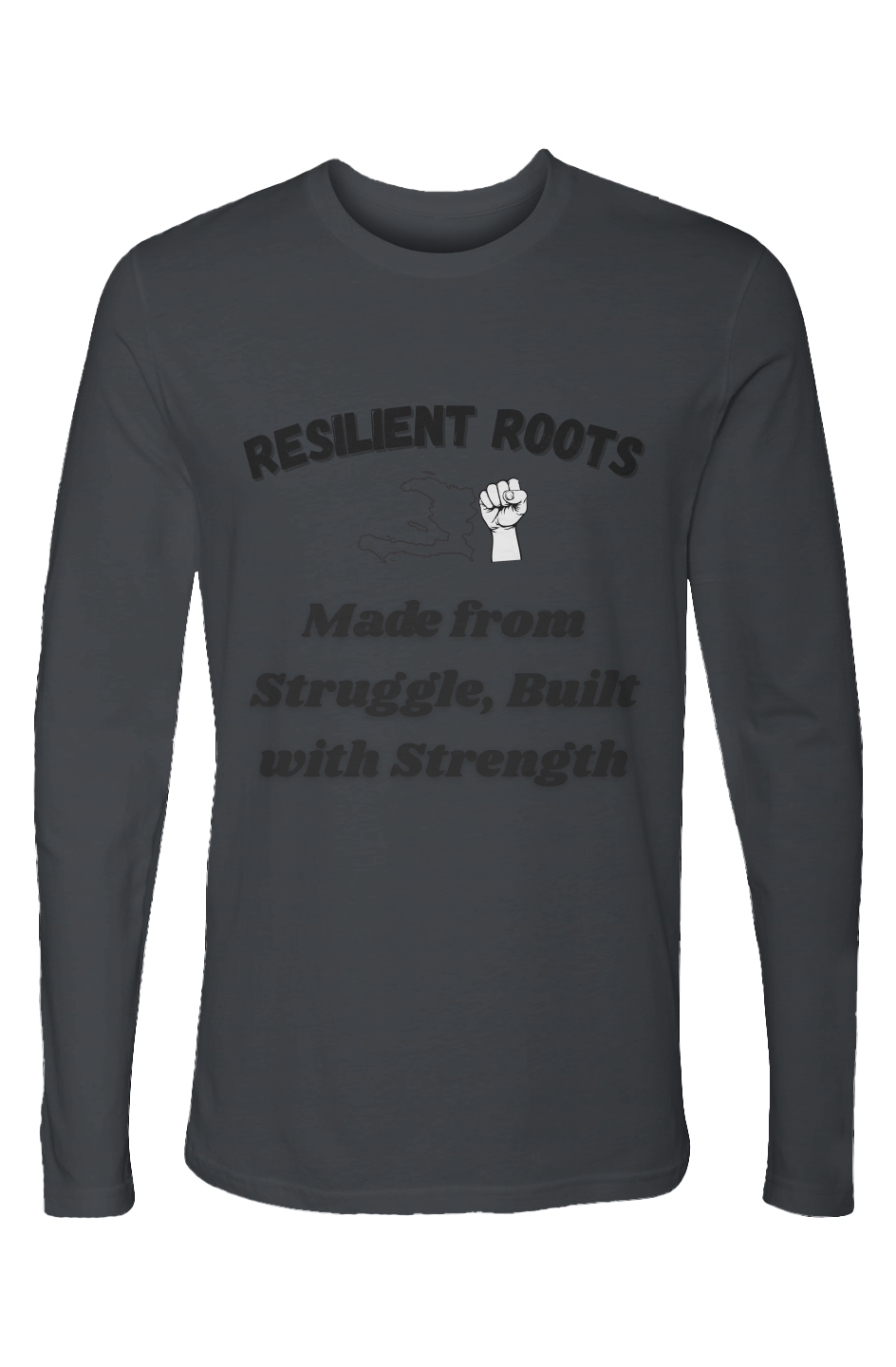 Everyday Strength – Cotton Long Sleeve Crew (Black