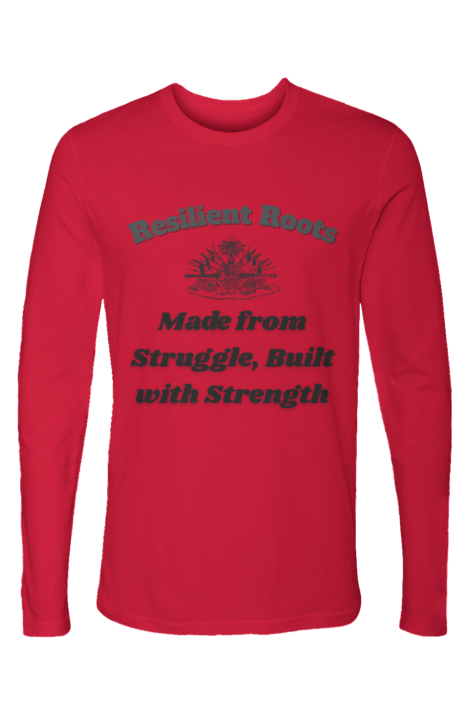 Everyday Strength – Cotton Long Sleeve Crew (Red)