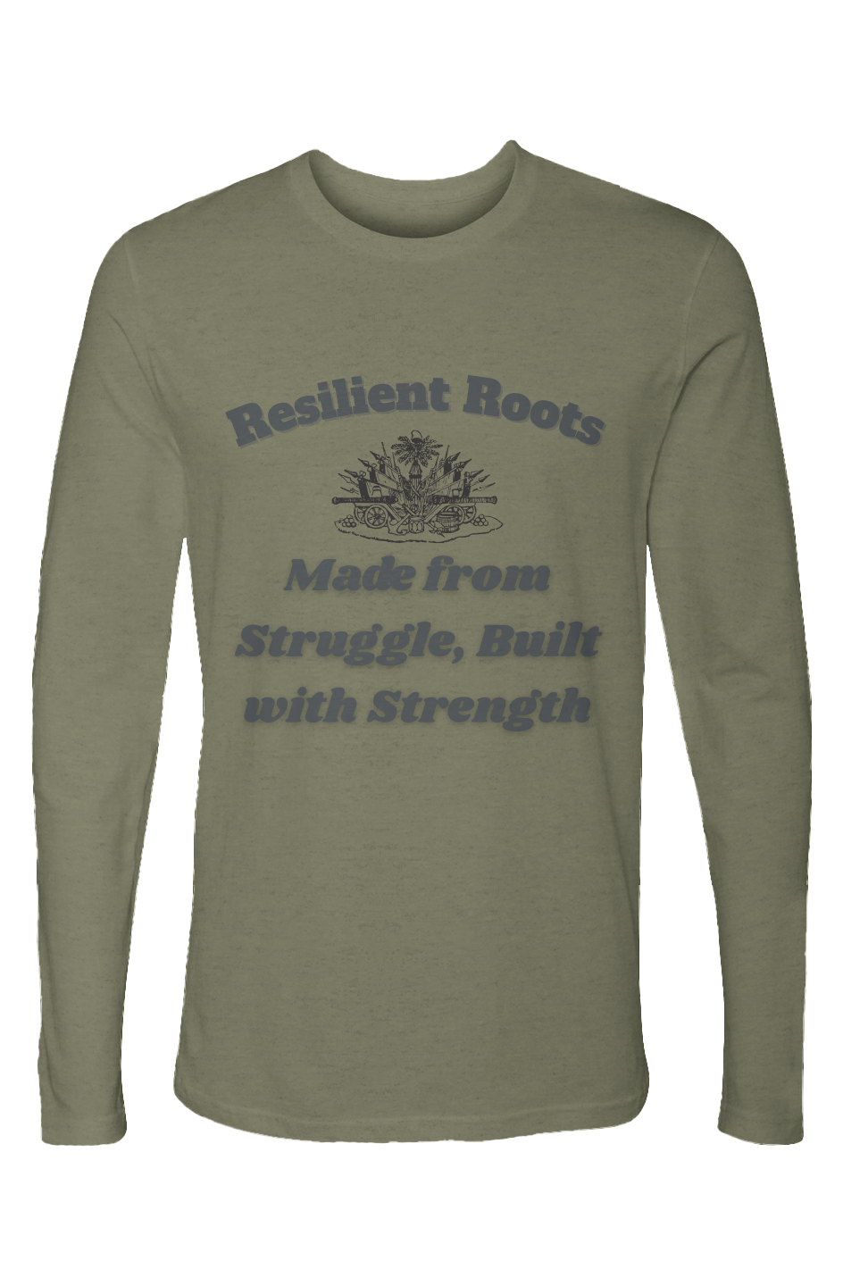 Everyday Strength – Cotton Long Sleeve Crew (Milit