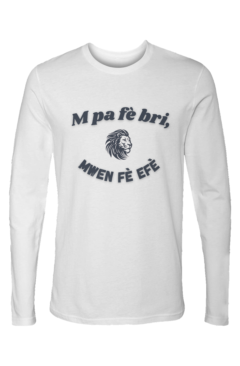 Everyday Strength – Cotton Long Sleeve Crew (White