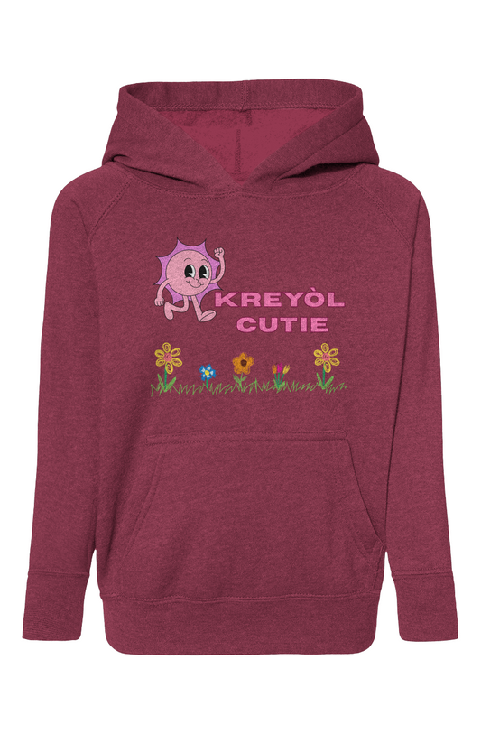 Blend Raglan Hooded Sweatshirt