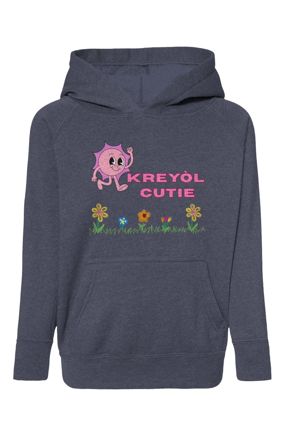 Blend Raglan Hooded Sweatshirt