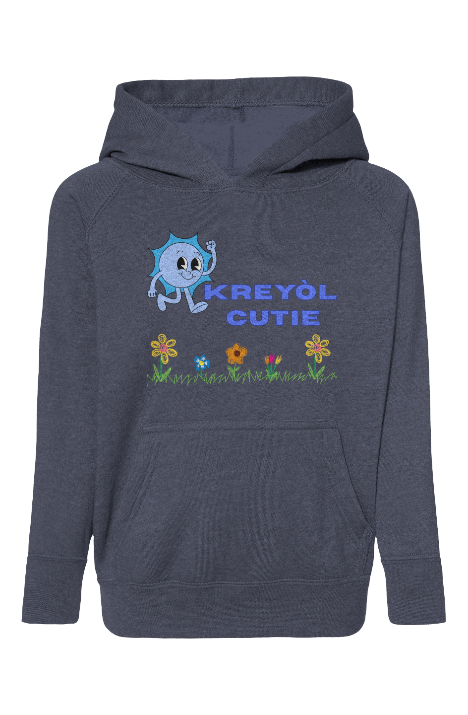 Blend Raglan Hooded Sweatshirt